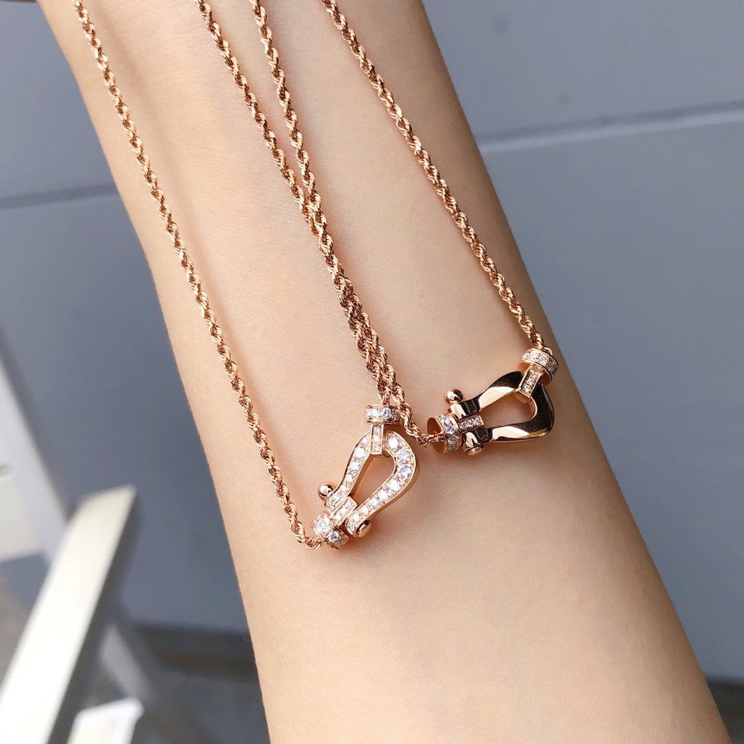 [moco jewellerys]フォース10 ピンクゴールド ダイヤモンドネックレス