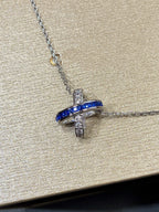??Loco?¡¥LIENS DIAMOND SILVER NECKLACE