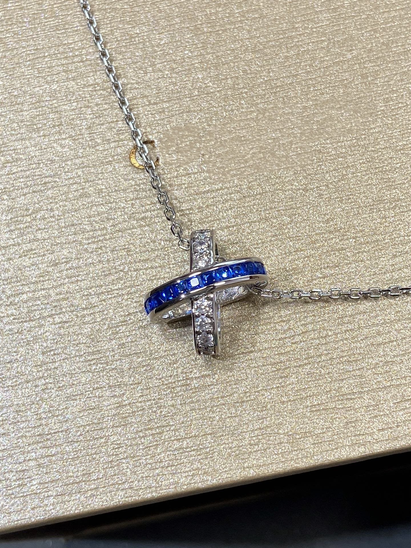 [moco jewelrys]LIENS DIAMANT-SILBERKETTE