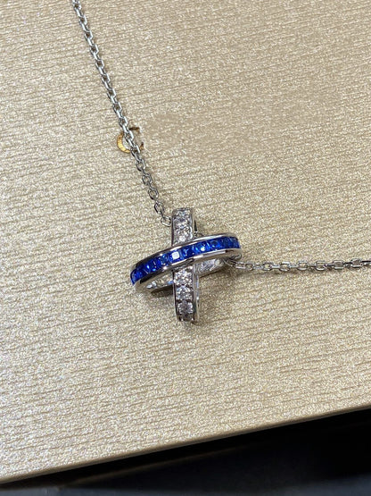 [moco jewelrys]LIENS DIAMANT-SILBERKETTE
