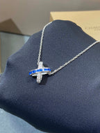 ??Loco?¡¥LIENS DIAMOND SILVER NECKLACE