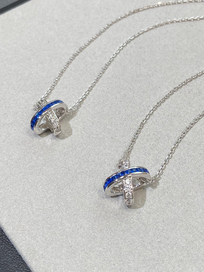[moco jewelrys]LIENS DIAMANT-SILBERKETTE
