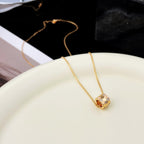 ??Loco?¡¥BEE MINI PEDANT DIAMOND NECKLACE