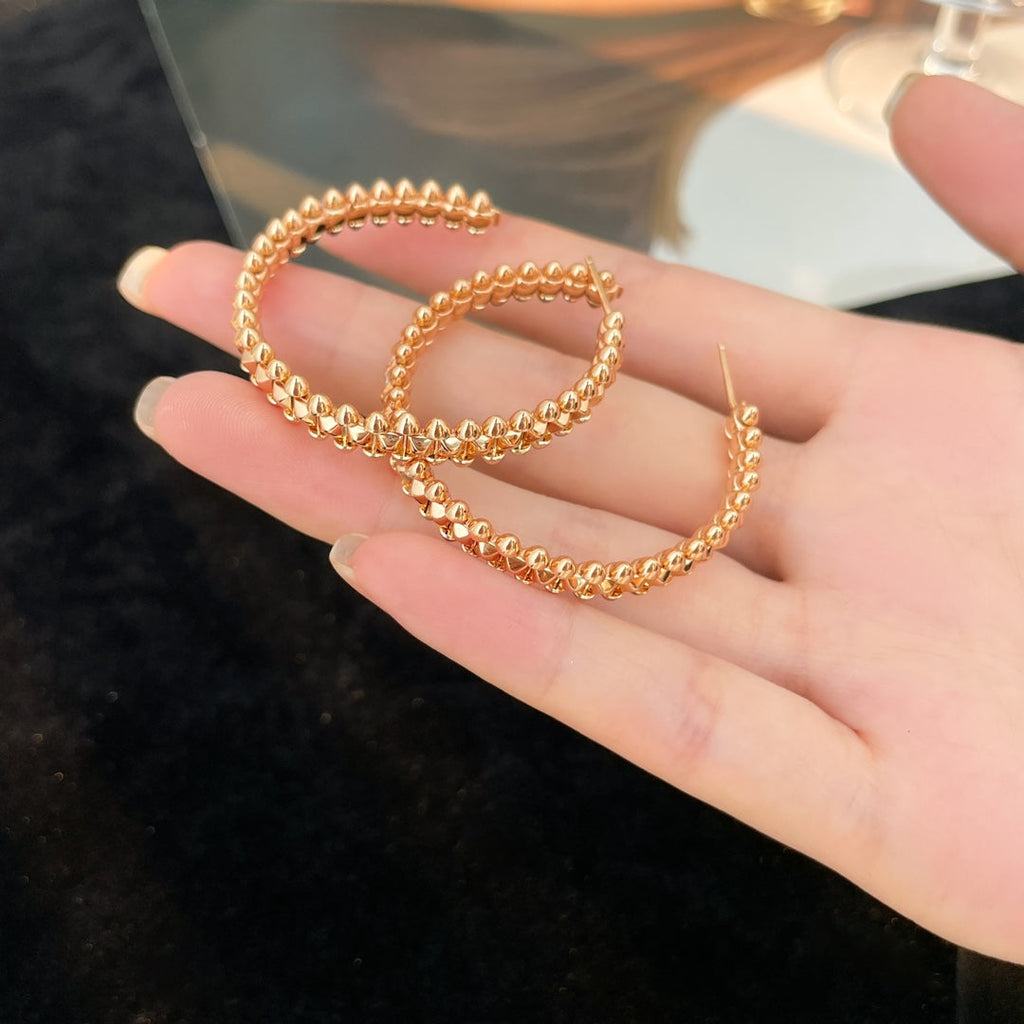 ??Loco?¡¥CLASH HOOP EARRINGS