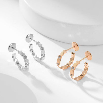 [moco jewellerys]ビーラブ ダイヤモンド フープピアス