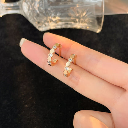 [moco jewellerys]ビーラブ ダイヤモンド フープピアス