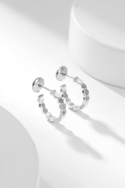 [moco jewellerys]ビーラブ ダイヤモンド フープピアス