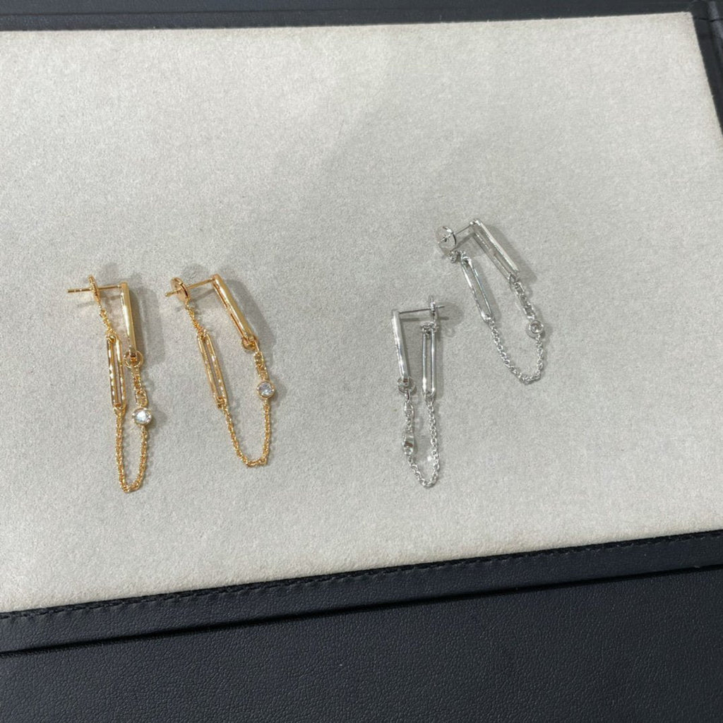 ??Loco?¡¥CHAINE CHAOS DIAMOND DROP EARRINGS