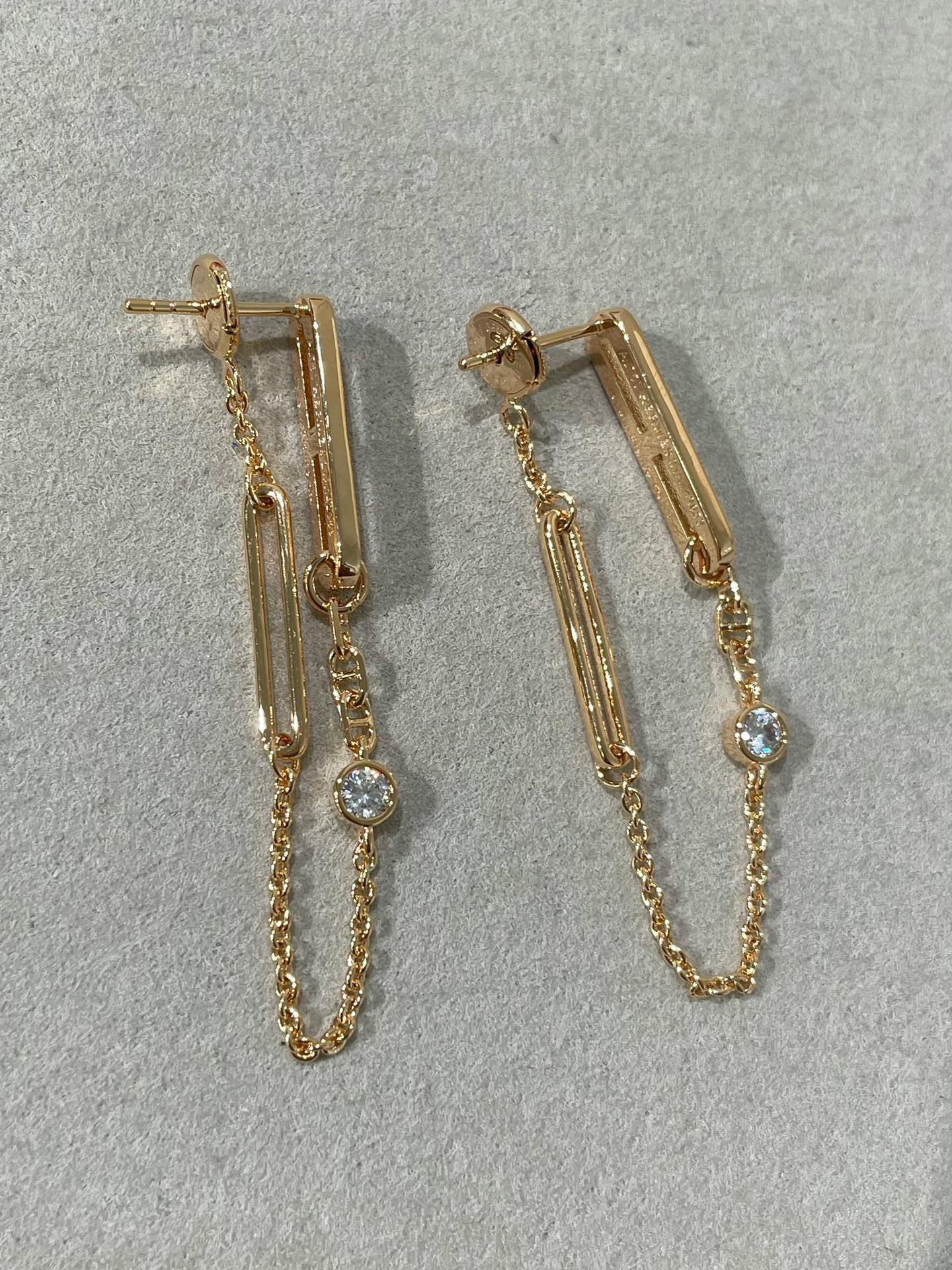 ??Loco?¡¥CHAINE CHAOS DIAMOND DROP EARRINGS