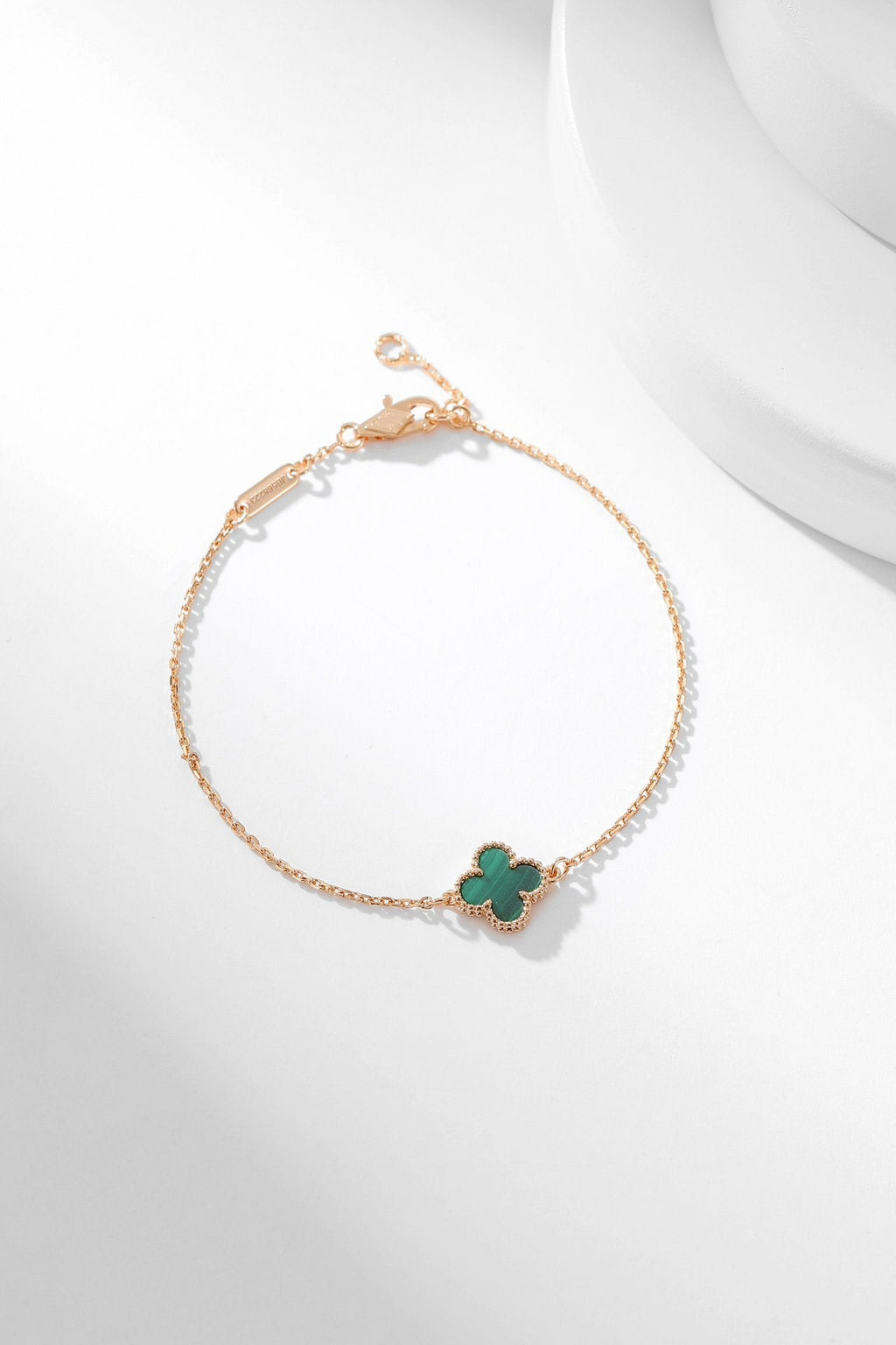 ??Loco?¡¥CLOVER BRACELET MALACHITE 1 MOTIF