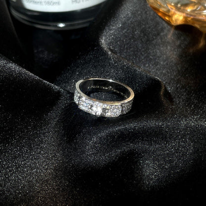 [moco jewelrys]KELLY SILBER-DIAMANTRING