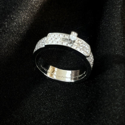 [moco jewelrys]KELLY SILBER-DIAMANTRING