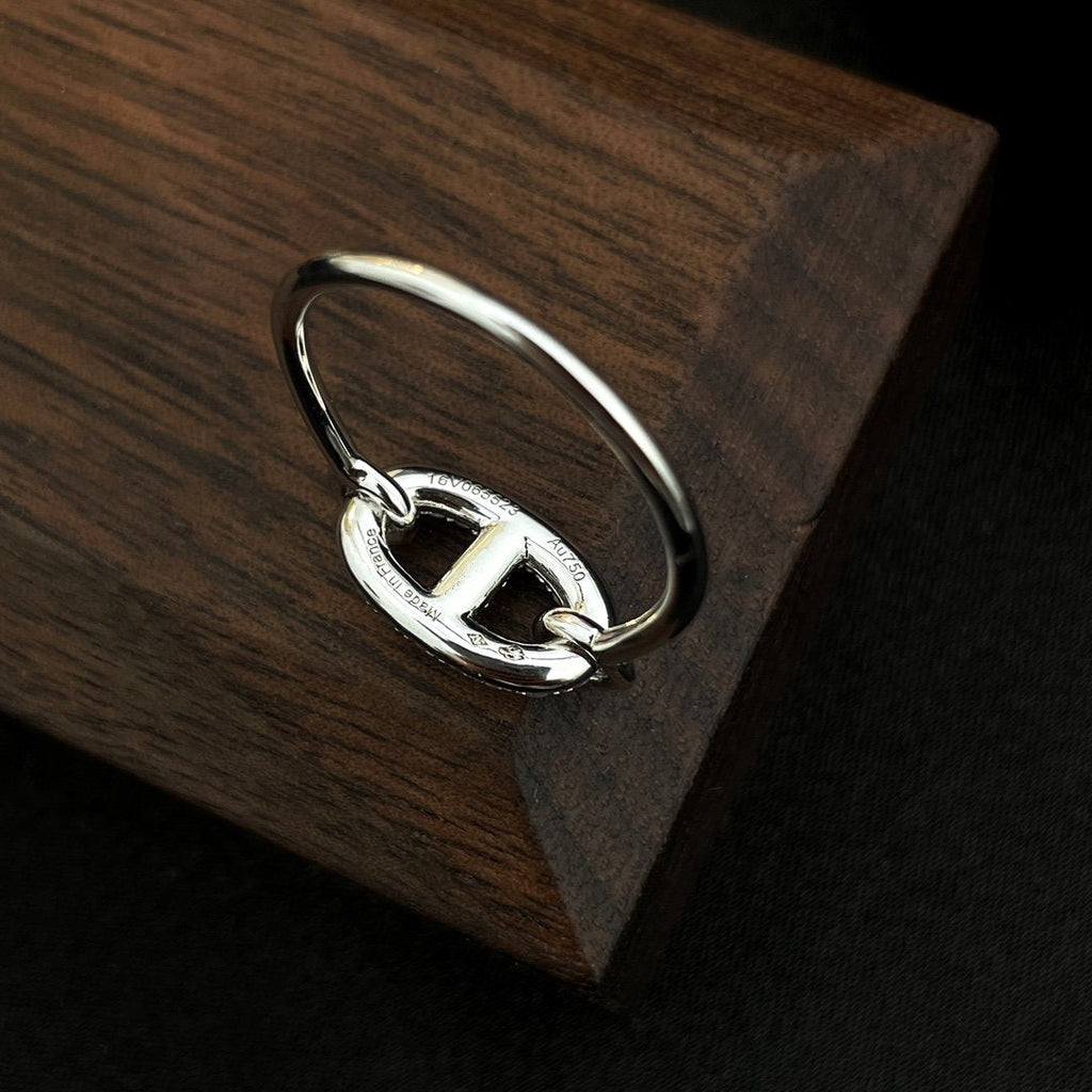 ??Loco?¡¥RONDE SMALL SILVER DIAMOND RING
