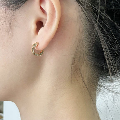[moco jewellerys]ラブダイヤモンドイヤリング