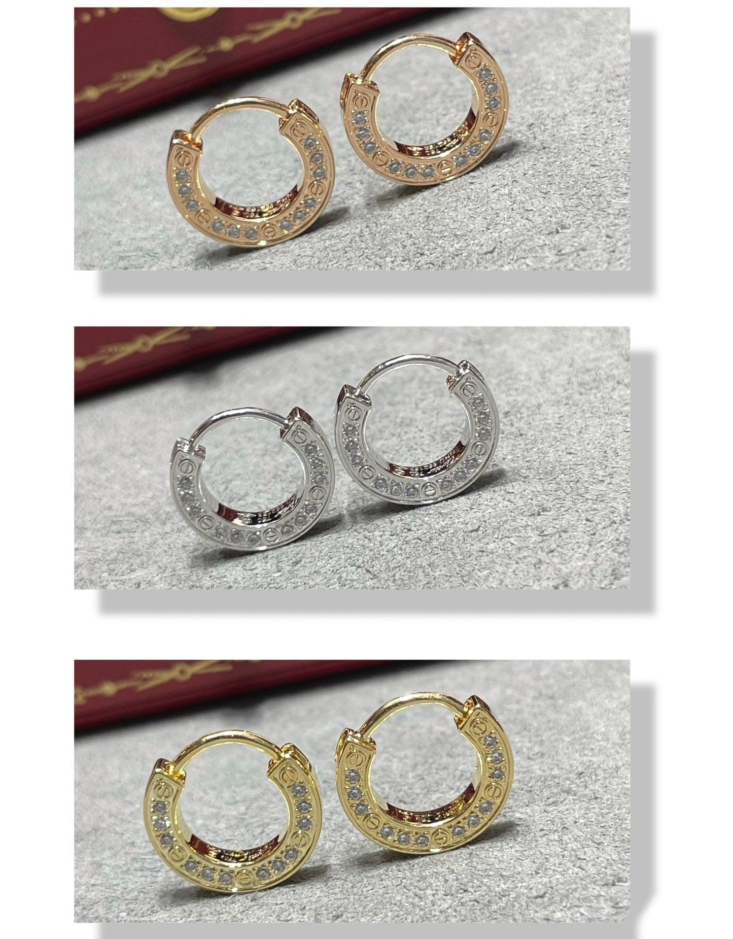 [moco jewellerys]ラブダイヤモンドイヤリング