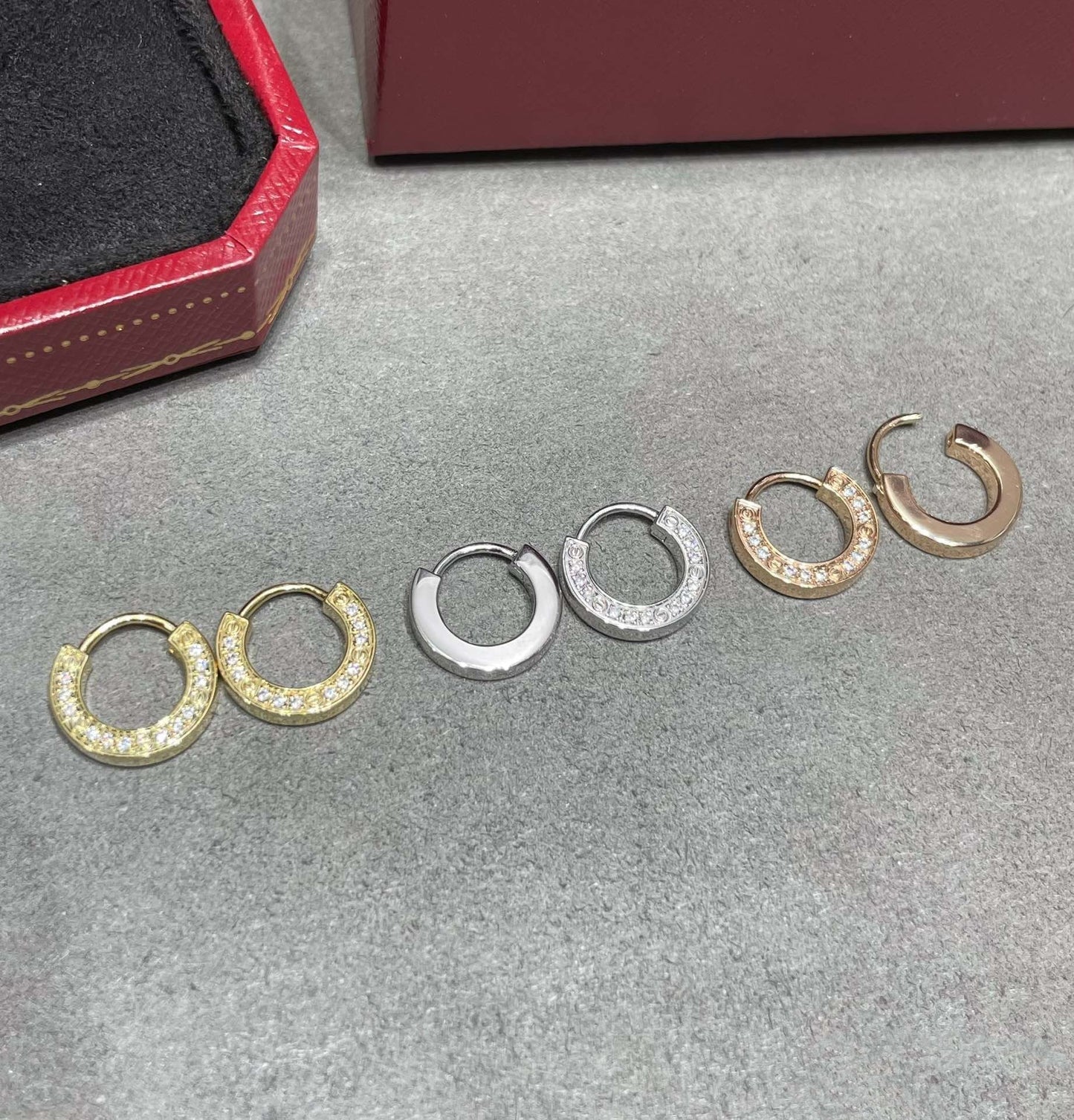 [moco jewellerys]ラブダイヤモンドイヤリング