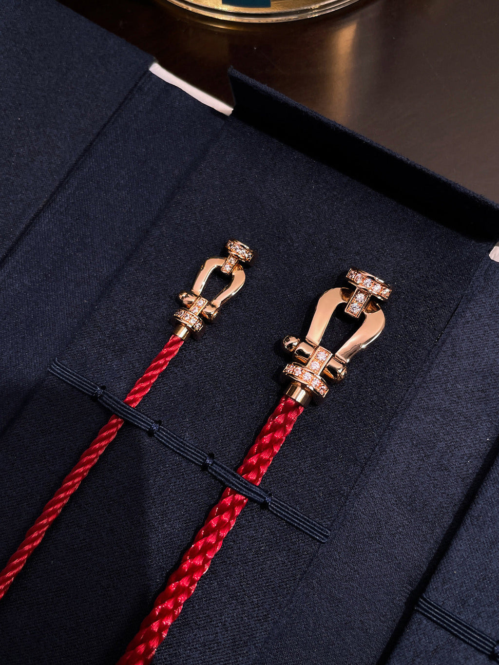 ??Loco?¡¥FORCE 10 HALF DIAMOND PINK GOLD RED CORDERI LARGE AND MEDIUM MODEL