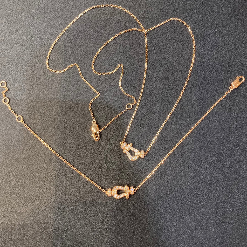 ??Loco?¡¥FORCE 10 DIAMOND PINK GOLD NECKLACE MINI MODEL