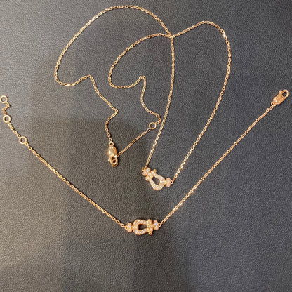 [moco jewellerys]フォース10 ダイヤモンド ピンクゴールド ネックレス ミニモデル