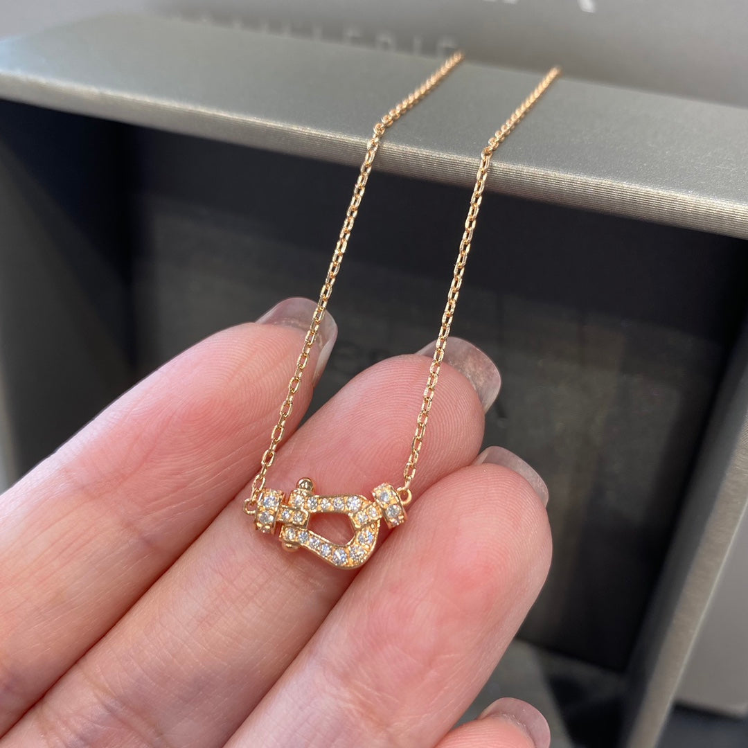 [moco jewellerys]フォース10 ダイヤモンド ピンクゴールド ネックレス ミニモデル