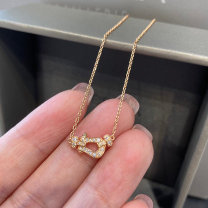 [moco jewellerys]フォース10 ダイヤモンド ピンクゴールド ネックレス ミニモデル