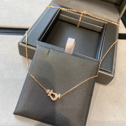 [moco jewellerys]フォース10 ダイヤモンド ピンクゴールド ネックレス ミニモデル