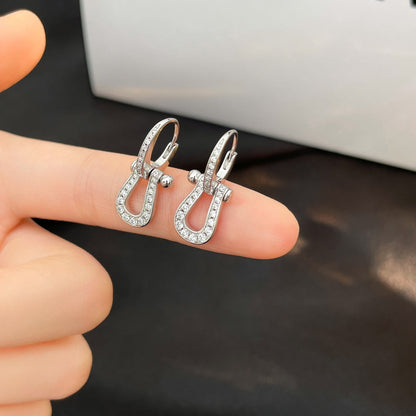 [moco jewelrys] FORCE 10 Ohrhänger mit Volldiamanten, mittleres Modell
