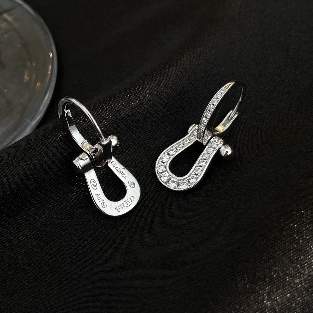 ??Loco?¡¥FORCE 10 FULL DIAMOND DROP EARRINGS MEDIUM MODEL