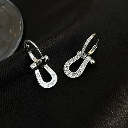 [moco jewelrys] FORCE 10 Ohrhänger mit Volldiamanten, mittleres Modell