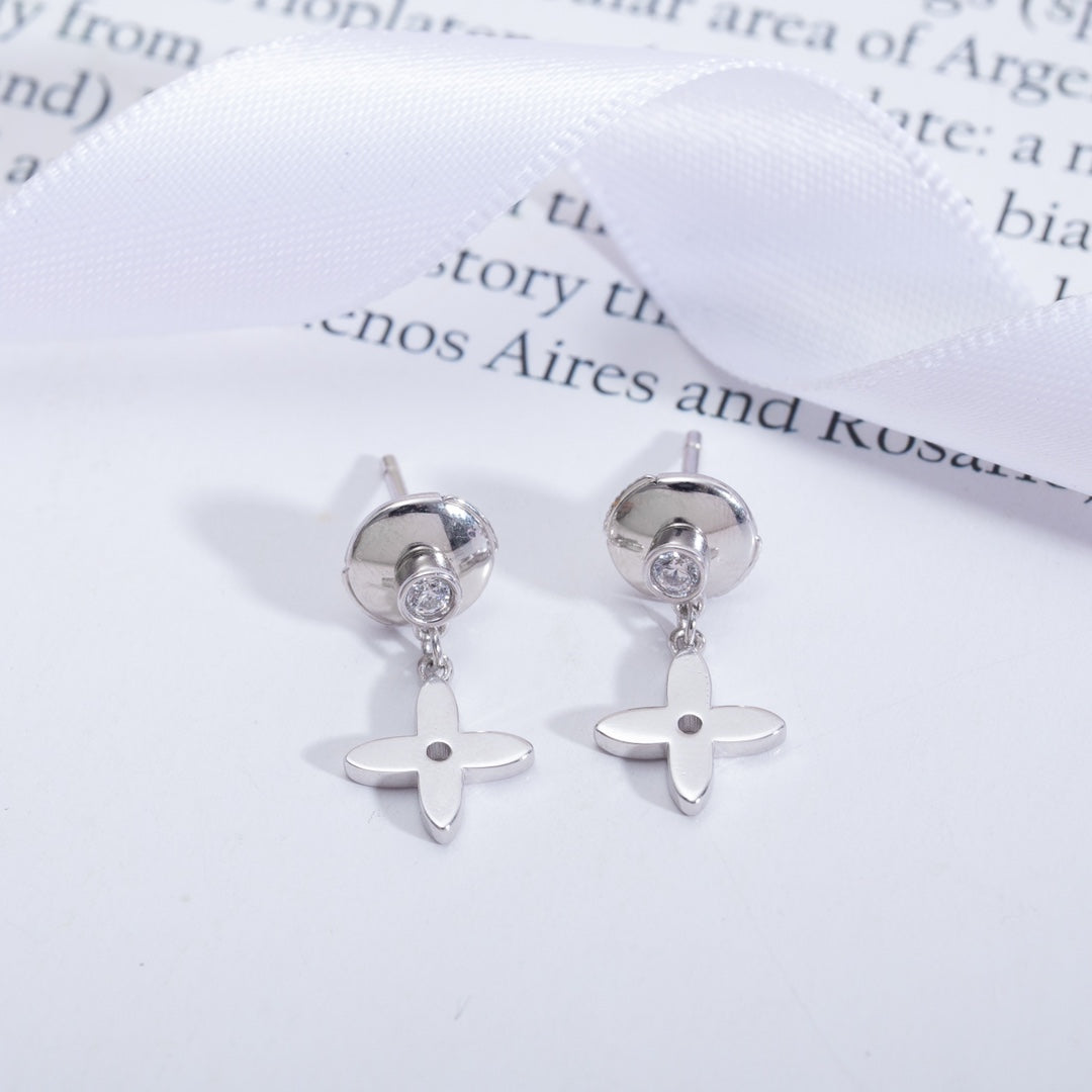 ??Loco?¡¥VIDYLLE SILVER DIAMOND MINI DROP EARRINGS