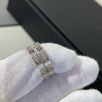 ??Loco?¡¥LOVE DIAMOND SILVER HOOP EARRINGS