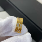 ??Loco?¡¥LOVE DIAMOND GOLD HOOP EARRINGS