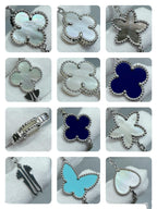 ??Loco?¡¥LUCKY CLOVER SILVER 11 MOTIF NECKLACE