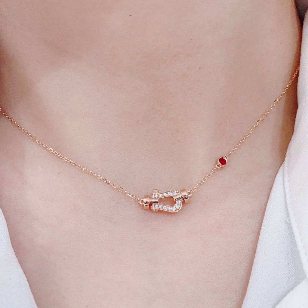 ??Loco?¡¥FORCE 10 DIAMOND PINK GOLD NECKLACE