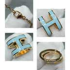 ??Loco?¡¥POP H SKY BLUE NECKLACE