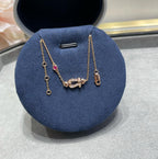 ??Loco?¡¥FORCE 10 DIAMOND CHAIN LINK PINK GOLD BRACELET