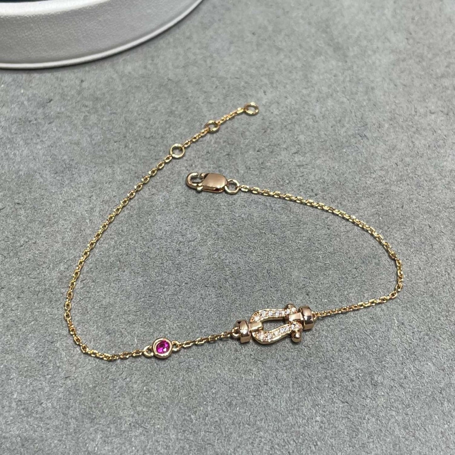 [moco jewelrys] FORCE 10 DIAMANT-KETTENARMBAND IN ROSÉGOLD