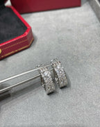 ??Loco?¡¥LOVE 5.5MM DIAMOND PAVED EARRINGS