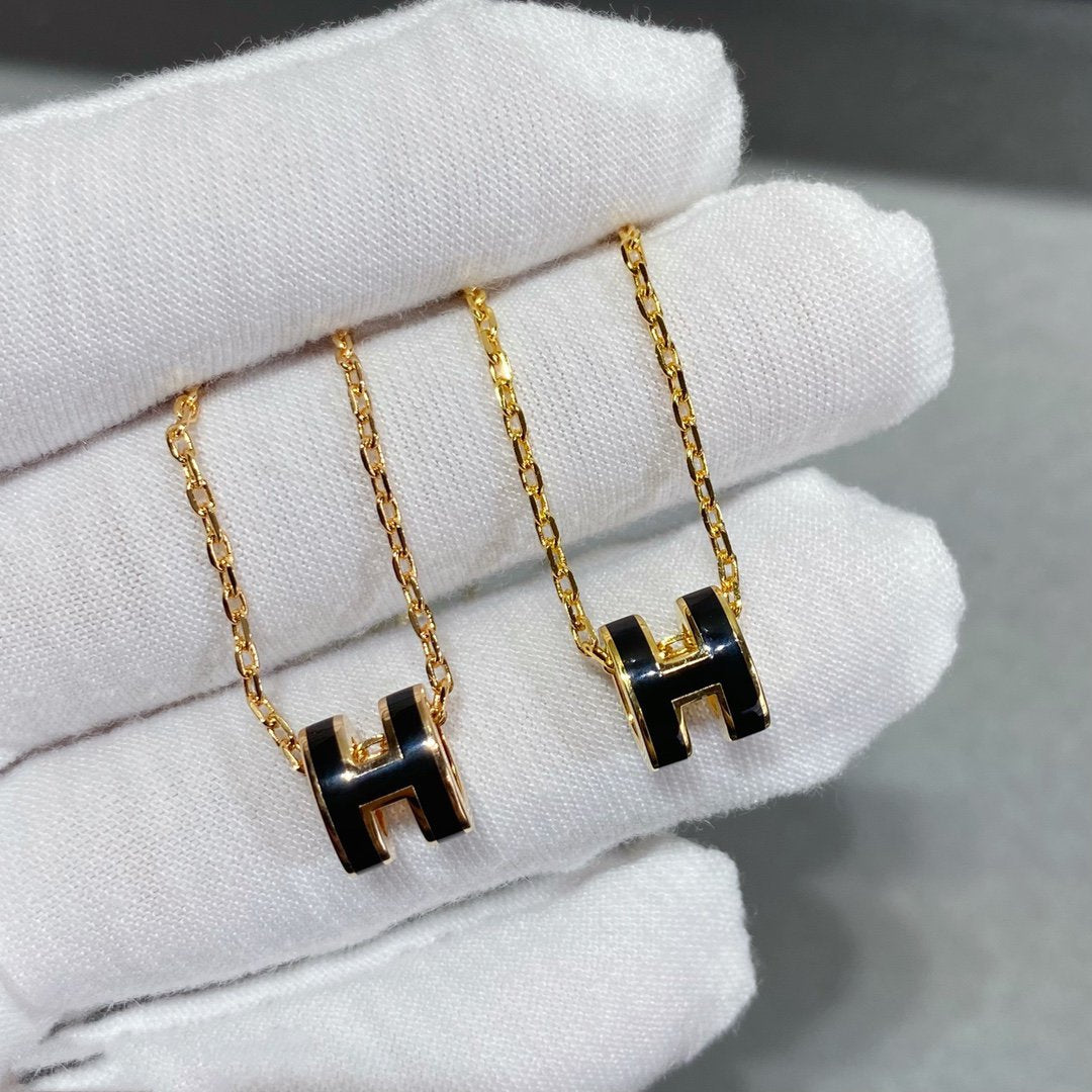 [moco jewelrys]MINI POP H NECKLACE