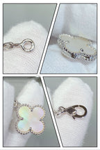 ??Loco?¡¥CLOVER 5 MOTIF WHITE MOP SILVER BRACELET