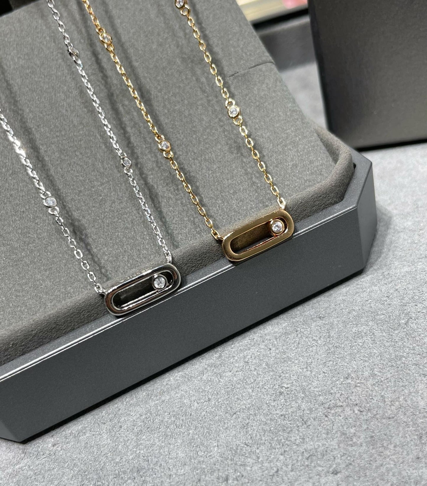 [moco jewelrys]MOVE UNO DIAMOND NECKLACE