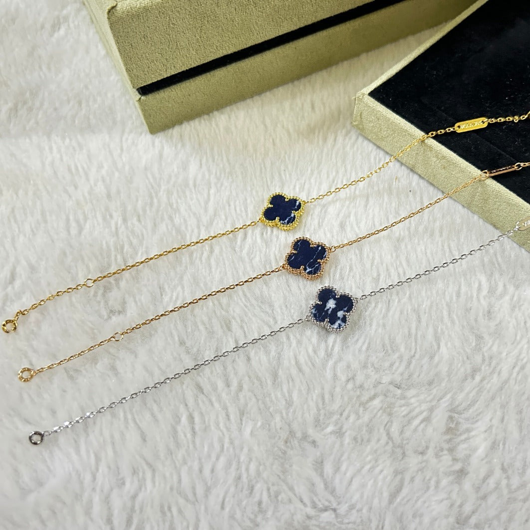 [moco jewellerys]クローバー 1モチーフ ピーターサイトブレスレット