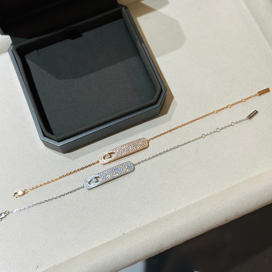 [moco jewelrys]MOVE CLASSIQUE DIAMOND PAVED BRACELET