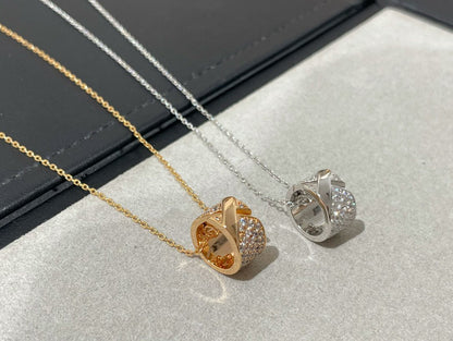 [moco jewellerys]リアン エビデンス ダイヤモンド パヴェネックレス