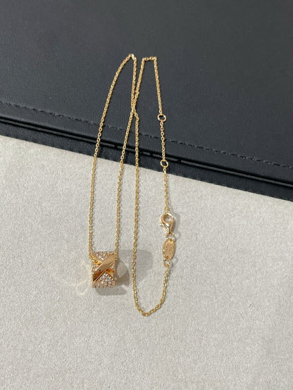 [moco jewellerys]リアン エビデンス ダイヤモンド パヴェネックレス