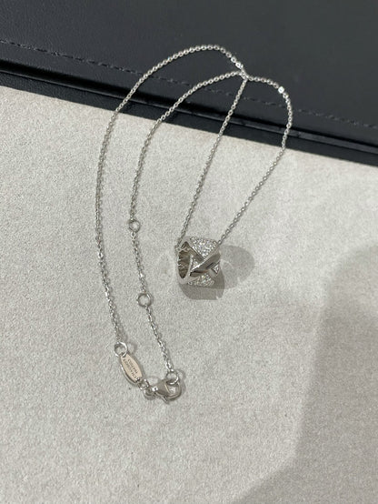 [moco jewellerys]リアン エビデンス ダイヤモンド パヴェネックレス