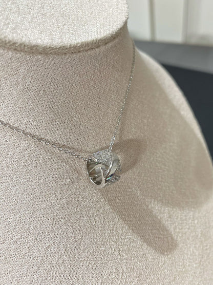 [moco jewellerys]リアン エビデンス ダイヤモンド パヴェネックレス