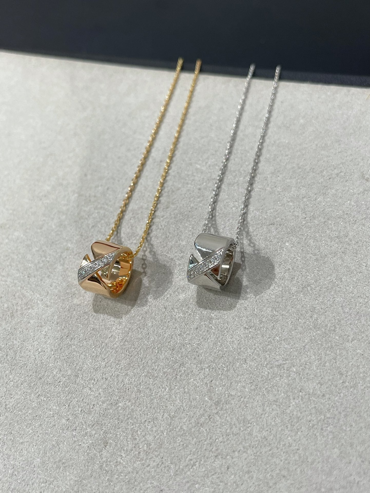 [moco jewelrys]LIENS EVIDENCE DIAMANT-KETTE