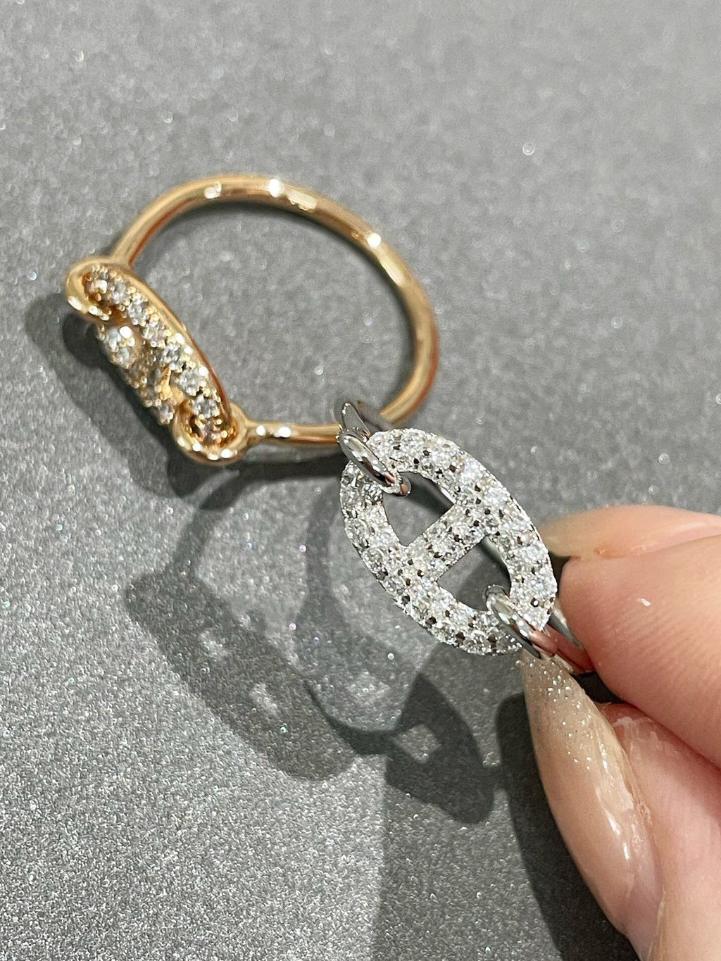 ??Loco?¡¥RONDE SMALL DIAMOND RING