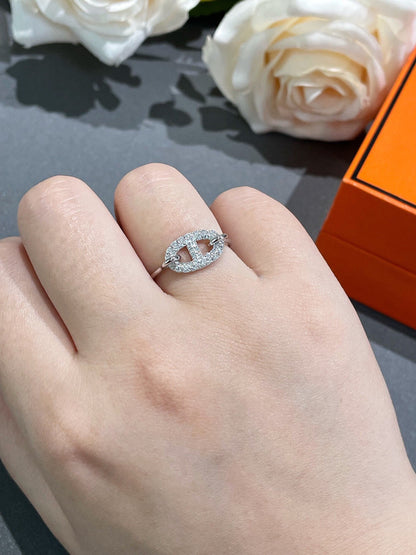 [moco jewelrys]RONDE SMALL DIAMOND RING